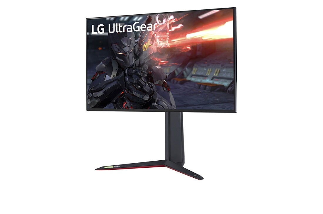 LG 27'' UHD 4K UltraGear™ Nano IPS 1 ms (GtG) , με VESA DSC, πλαϊνή όψη σε γωνία +15 μοιρών, 27GN95R-B, thumbnail 2