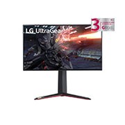 LG 27'' UHD 4K UltraGear™ Nano IPS 1 ms (GtG) , με VESA DSC, μπροστινή όψη, 27GN95R-B, thumbnail 1