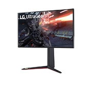 LG 27'' UHD 4K UltraGear™ Nano IPS 1 ms (GtG) , με VESA DSC, πλαϊνή όψη σε γωνία +15 μοιρών, 27GN95R-B, thumbnail 2