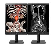 LG Διαγνωστική οθόνη LG IPS 3MP 21,3', μπροστινή όψη με 2 οθόνες δίπλα-δίπλα, 21HQ513D-B, thumbnail 11