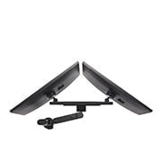 LG Οθόνη Ergo Dual QHD 27'' με σύνδεση Daisy Chain, πίσω προοπτική όψη - Μία οθόνη με κλίση -25 μοιρών και άλλη μία οθόνη με κλίση 25 μοιρών, 27QP88DP-BS, thumbnail 15