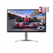 LG Μόνιτορ 31,5'' UHD 4K HDR, μπροστινή όψη, 32UQ750-W, thumbnail 1