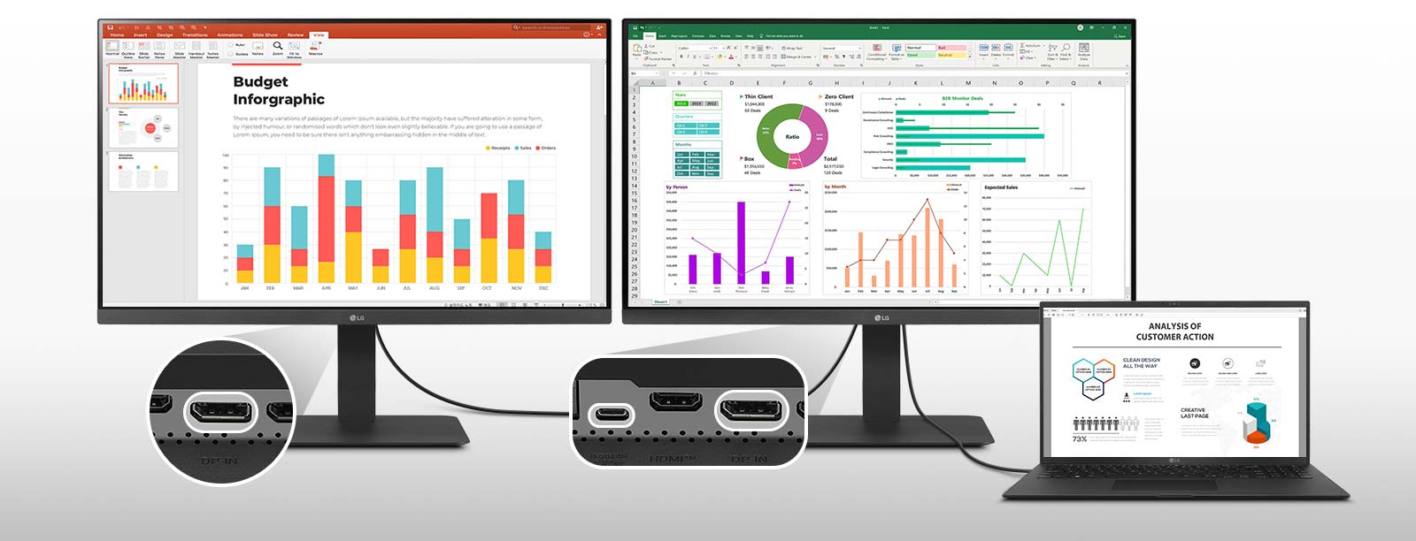 παραγωγικός σταθμός εργασίας με USB Type-C™ και DisplayPort.