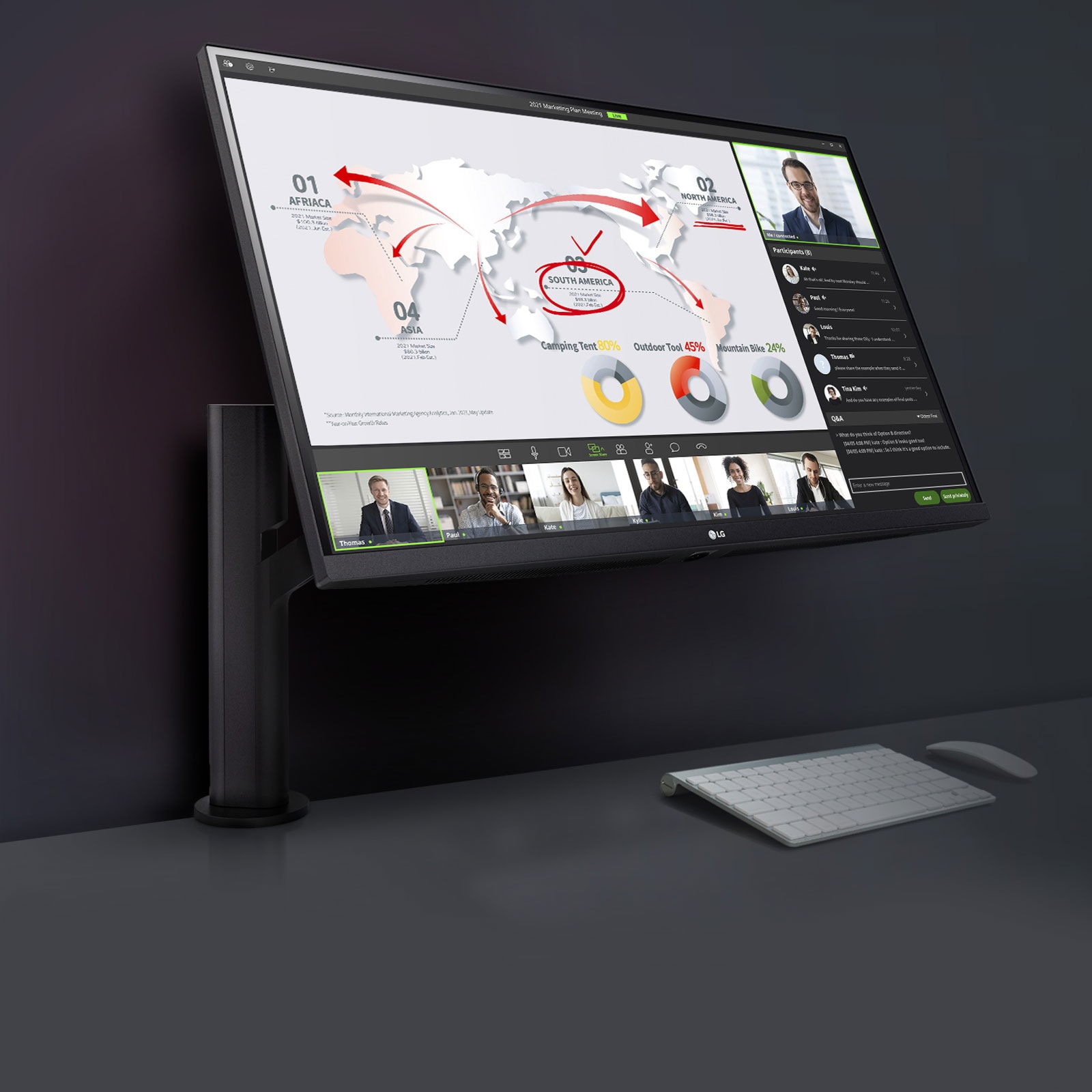 Οθόνη LG QHD Ergo: Σχεδιασμένη με γνώμονα εσάς