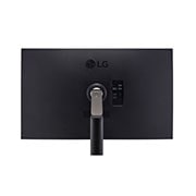 LG Οθόνη 31,5'' QHD Ergo IPS με θύρα USB Type-C™, πίσω όψη με βραχίονα μόνιτορ κεντρικά σε κοντινό πλάνο, 32QP880-B, thumbnail 12