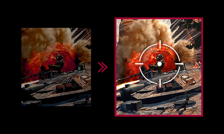 Φωτεινότερη σκοτεινή σκηνή παιχνιδιού σε σύγκριση με τη συμβατική λειτουργία