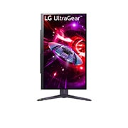 LG Οθόνη 27'' UltraGear™ QHD για παιχνίδια με ρυθμό ανανέωσης 165 Hz, μπροστινή όψη της οθόνης, η οποία έχει περιστραφεί στον οριζόντιο άξονα κατά 90 μοίρες σε κατακόρυφη προβολή, 27GR75Q-B, thumbnail 12