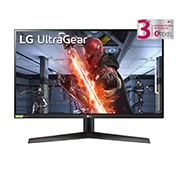 LG Οθόνη 27'' UltraGear™ QHD IPS 1ms (GtG) για παιχνίδια, συμβατή με NVIDIA<sup>®</sup> G-SYNC<sup>®</sup>, μπροστινή όψη, 27GN800P-B, thumbnail 1