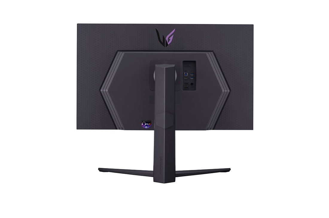 LG Οθόνη LG UltraGear™ 32 ιντσών για παιχνίδια με ρυθμό ανανέωσης 144 Hz, οπίσθια όψη, 32GR93U-B, thumbnail 7