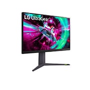 LG Οθόνη LG UltraGear™ 32 ιντσών για παιχνίδια με ρυθμό ανανέωσης 144 Hz, προοπτική όψη, 32GR93U-B, thumbnail 4