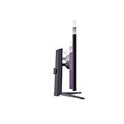 LG Οθόνη LG UltraGear™ 32 ιντσών για παιχνίδια με ρυθμό ανανέωσης 144 Hz, πλάγια όψη του ύψους της οθόνης από πάνω προς τα κάτω με αναμμένα φώτα, 32GR93U-B, thumbnail 14
