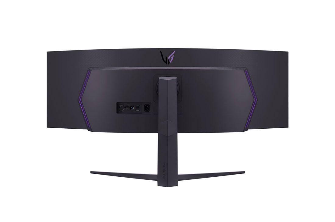 LG Κυρτή οθόνη UltraGear™ 32:9 Dual QHD 49'' για παιχνίδια με ρυθμό ανανέωσης 240Hz, πίσω όψη με αναμμένα φώτα, 49GR85DC-B, thumbnail 8