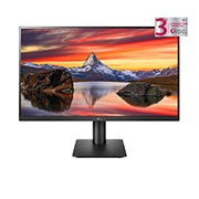 LG Οθόνη 27'' IPS Full HD Monitor με τρίπλευρη σχεδίαση κυριολεκτικά χωρίς περιθώριο, μπροστινή όψη, 27MP450P-B, thumbnail 1