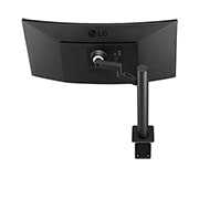LG Κυρτό εργονομικό μόνιτορ 34'' 21:9 Curved UltraWide™ QHD (3440 x 1440), πίσω πλαϊνή όψη με βραχίονα οθόνης σε επέκταση προς τα αριστερά, 34WP88CP-B, thumbnail 15