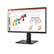 LG Οθόνη IPS Full HD (1920x1080) 23,8 ιντσών, πλαϊνή όψη σε γωνία -15 μοιρών, 24BP45YP-B, thumbnail 2