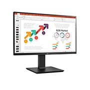 LG Οθόνη IPS Full HD (1920x1080) 23,8 ιντσών, πλαϊνή όψη σε γωνία +15 μοιρών, 24BP45YP-B, thumbnail 3