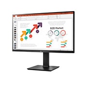 LG Οθόνη IPS Full HD (1920x1080) 27 ιντσών, πλαϊνή όψη σε γωνία -15 μοιρών, 27BP45YP-B, thumbnail 2