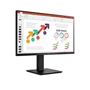 LG Οθόνη IPS Full HD (1920x1080) 27 ιντσών, προοπτική όψη, 27BP45YP-B, thumbnail 4