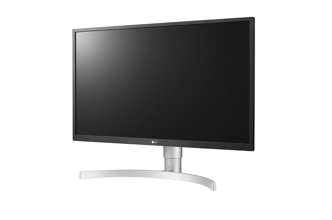 LG Οθόνη 27'' UHD 4K (3840x2160) HDR, πλαϊνή όψη σε γωνία -15 μοιρών, 27UL550P-W, thumbnail 2