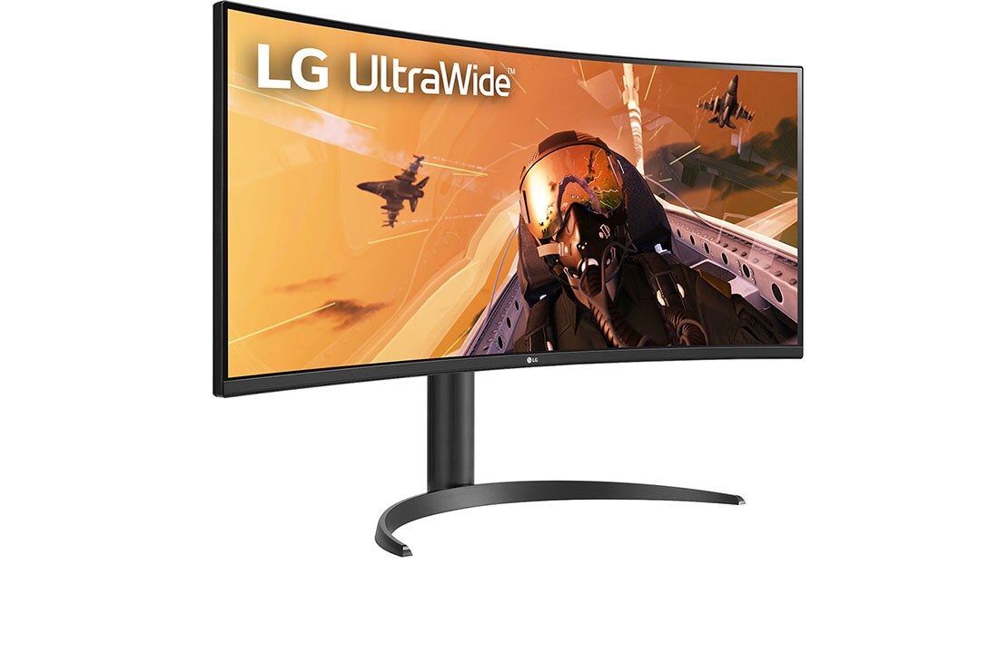LG Κυρτή οθόνη 34'' 21:9 UltraWide™ QHD (3440 x 1440), προοπτική όψη, 34WP75CP-B, thumbnail 4