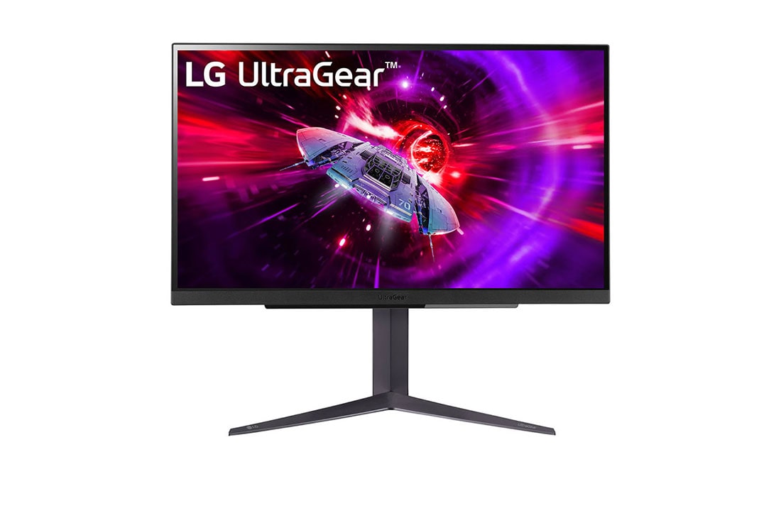 LG Οθόνη LG UltraGear™ 27 ιντσών για παιχνίδια με ρυθμό ανανέωσης 240 Hz, μπροστινή όψη, 27GR83Q-B