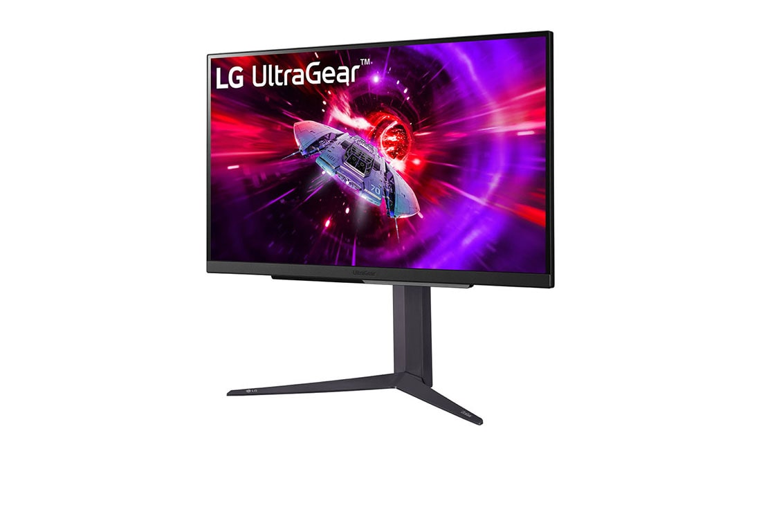 LG Οθόνη LG UltraGear™ 27 ιντσών για παιχνίδια με ρυθμό ανανέωσης 240 Hz, πλαϊνή όψη σε γωνία -15 μοιρών, 27GR83Q-B, thumbnail 2
