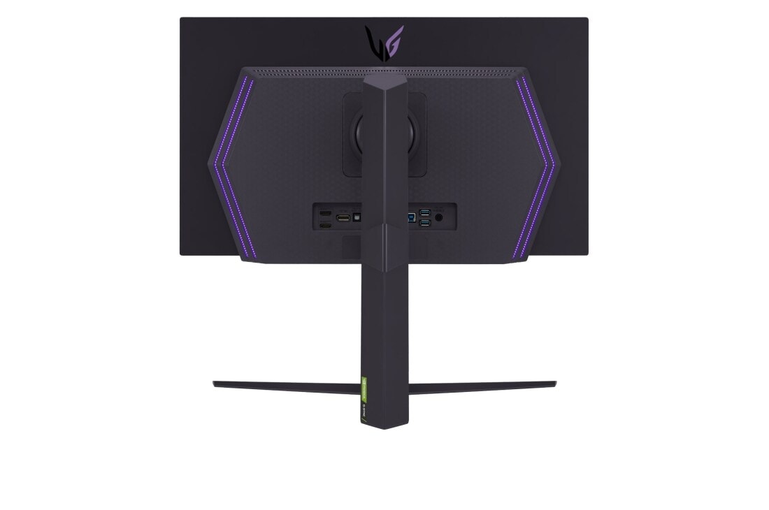 LG Οθόνη 27'' OLED UltraGear™ για παιχνίδια | HDR400 True black, 240 Hz, 0,03 ms (GtG), πίσω όψη με αναμμένα φώτα, 27GS95QE-B, thumbnail 8