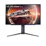 LG Οθόνη 27'' OLED UltraGear™ για παιχνίδια | HDR400 True black, 240 Hz, 0,03 ms (GtG), μπροστινή όψη, 27GS95QE-B, thumbnail 1
