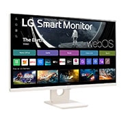 LG Smart Monitor IPS 27'' Full HD με webOS, πλαϊνή όψη σε γωνία +15 μοιρών, 27SR50F-W, thumbnail 3