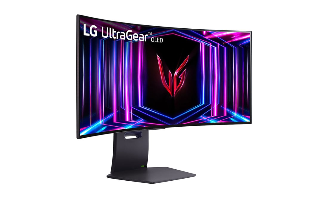 LG Ολοκαίνουργια κυρτή οθόνη για παιχνίδια 34'' UltraGear™ OLED 800R | 21:9 Ultra-WQHD 240Hz, 0.03ms (GtG), DisplayHDR True Black 400, προοπτική όψη, 34GS95QE-B, thumbnail 4
