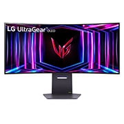 LG Ολοκαίνουργια κυρτή οθόνη για παιχνίδια 34'' UltraGear™ OLED 800R | 21:9 Ultra-WQHD 240Hz, 0.03ms (GtG), DisplayHDR True Black 400, μπροστινή όψη, 34GS95QE-B, thumbnail 1