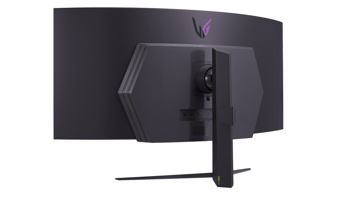 LG Κυρτή gaming οθόνη 45” UltraGear™ OLED | 800R, DisplayHDR True Black 400, 240Hz, 0.03ms (GtG), USB Type-C™, DepthSound, Πίσω προοπτική όψη με σβηστά φώτα, 45GS95QE-B, thumbnail 9