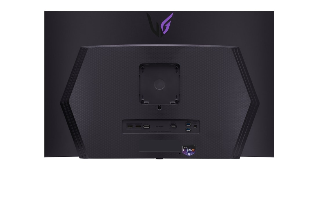 LG Κυρτή gaming οθόνη 45” UltraGear™ OLED | 800R, DisplayHDR True Black 400, 240Hz, 0.03ms (GtG), USB Type-C™, DepthSound, Μεγεθυμένη πίσω όψη με σβηστά φώτα, 45GS95QE-B, thumbnail 11