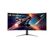 LG Κυρτή gaming οθόνη 45” UltraGear™ OLED | 800R, DisplayHDR True Black 400, 240Hz, 0.03ms (GtG), USB Type-C™, DepthSound, Μπροστινή όψη, 45GS95QE-B, thumbnail 1