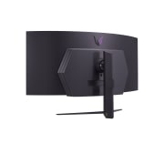 LG Κυρτή gaming οθόνη 45” UltraGear™ OLED | 800R, DisplayHDR True Black 400, 240Hz, 0.03ms (GtG), USB Type-C™, DepthSound, Πίσω προοπτική όψη με σβηστά φώτα, 45GS95QE-B, thumbnail 9