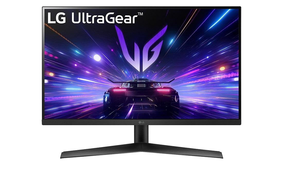 LG 27'' UltraGear™ Full HD IPS | 180Hz, IPS 1ms (GtG), HDR10, μπροστινή όψη, 27GS60F-B