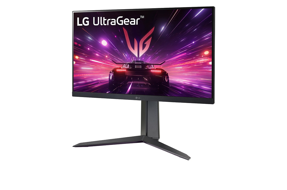 LG  24'' UltraGear™ Full HD IPS | 180Hz, IPS 1ms (GtG), HDR10, πλαϊνή όψη σε γωνία -15 μοιρών, 24GS65F-B, thumbnail 2