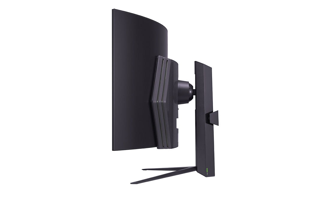 LG 45” UltraGear™ OLED curved gaming monitor | 800R, Ultra-WQHD, DisplayHDR True Black 400, 240Hz, 0.03ms (GtG), USB Type-C™, DepthSound, Πλαϊνή όψη με σβηστά φώτα, 45GS96QB-B, thumbnail 5