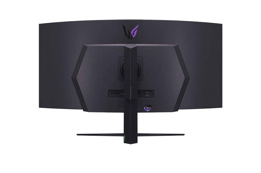 LG 45” UltraGear™ OLED curved gaming monitor | 800R, Ultra-WQHD, DisplayHDR True Black 400, 240Hz, 0.03ms (GtG), USB Type-C™, DepthSound, Πίσω όψη με σβηστά φώτα, 45GS96QB-B, thumbnail 7