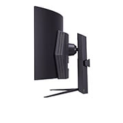 LG 45” UltraGear™ OLED curved gaming monitor | 800R, Ultra-WQHD, DisplayHDR True Black 400, 240Hz, 0.03ms (GtG), USB Type-C™, DepthSound, Πλαϊνή όψη με σβηστά φώτα, 45GS96QB-B, thumbnail 5