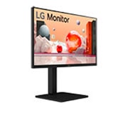 LG Οθόνη IPS Full HD 24'', πλαϊνή όψη σε γωνία +15 μοιρών, 24BA450-B, thumbnail 3