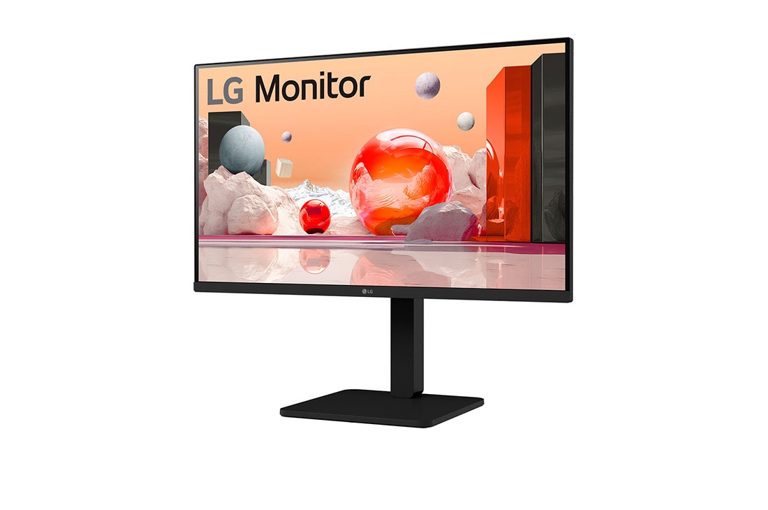 LG Οθόνη IPS Full HD 27'', πλαϊνή όψη σε γωνία -15 μοιρών, 27BA450-B, thumbnail 2