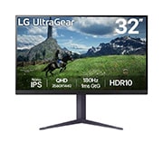 LG Οθόνη για παιχνίδια 32'' UltraGear™ QHD Nano IPS 180 Hz | 1ms (GtG), HDR10, μπροστινή όψη, 32GS85Q-B, thumbnail 1
