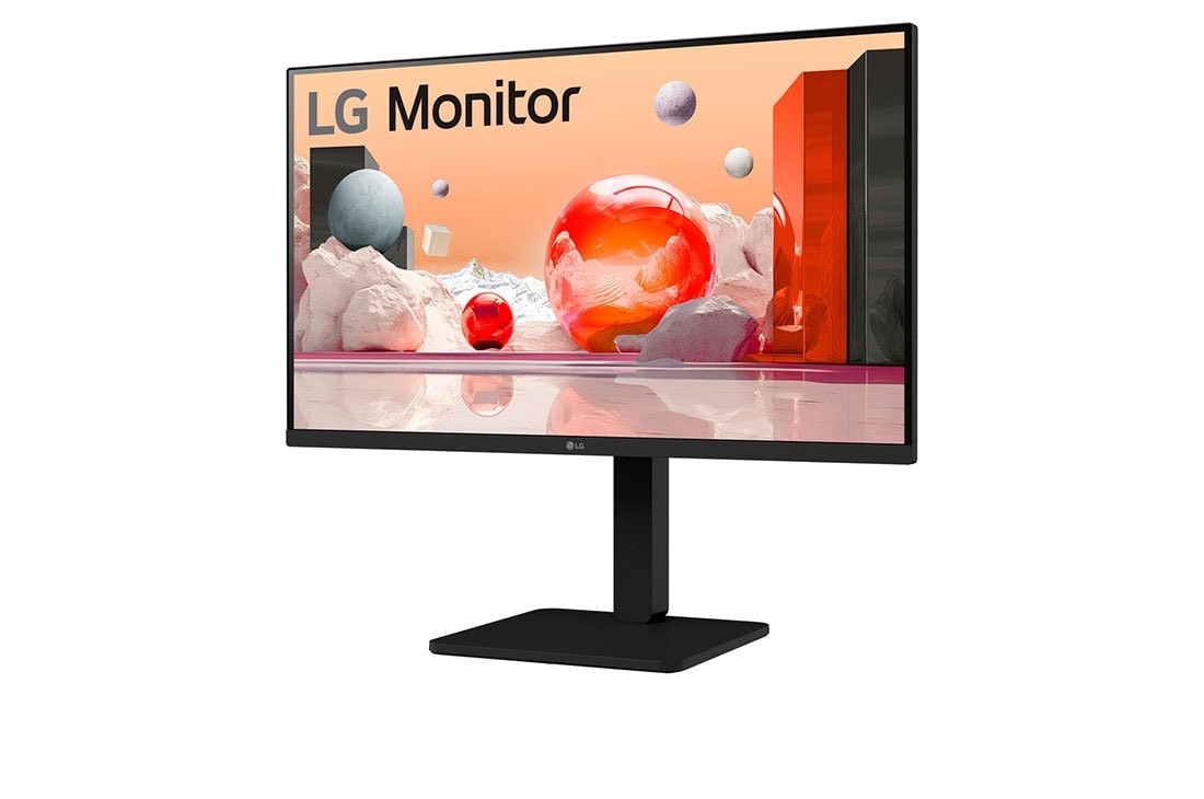 LG Οθόνη IPS Full HD 27'', πλαϊνή όψη σε γωνία -15 μοιρών, 27BA560-B, thumbnail 2
