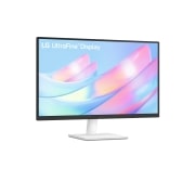 LG Οθόνη 27'' 4K UHD UltraFine™ IPS, Πλαϊνή όψη σε γωνία +15 μοιρών, 27US500-W, thumbnail 3