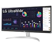 LG Οθόνη IPS 29'' UltraWide™ Full HD 21:9 με AMD FreeSync™ , πλαϊνή όψη σε γωνία -15 μοιρών, 29WQ600-W, thumbnail 2