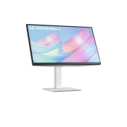 LG Οθόνη 27'' 4K UHD UltraFine™ IPS, Πλαϊνή όψη σε γωνία +15 μοιρών με κλίση, 27US550-W, thumbnail 11