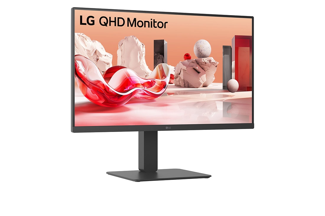 LG Οθόνη IPS QHD 27'', πλαϊνή όψη σε γωνία +15 μοιρών, 27BA45QB-B, thumbnail 2