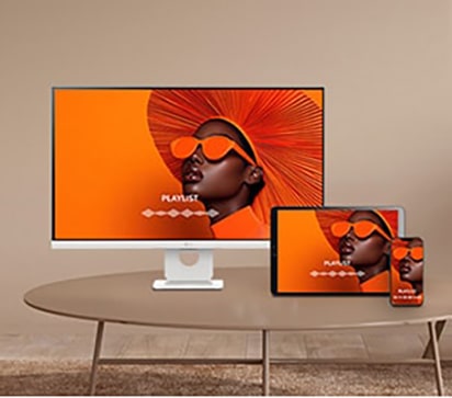 Fotografija koja prikazuje funkciju preslikavanja smart monitora.