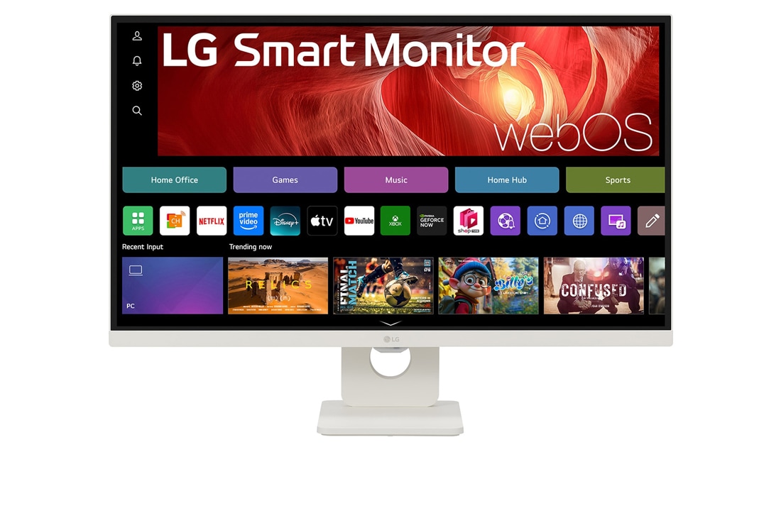 LG 27” 4K UHD IPS Smart Monitor με webOS, μπροστινή όψη, 27U731SA-W, thumbnail 2